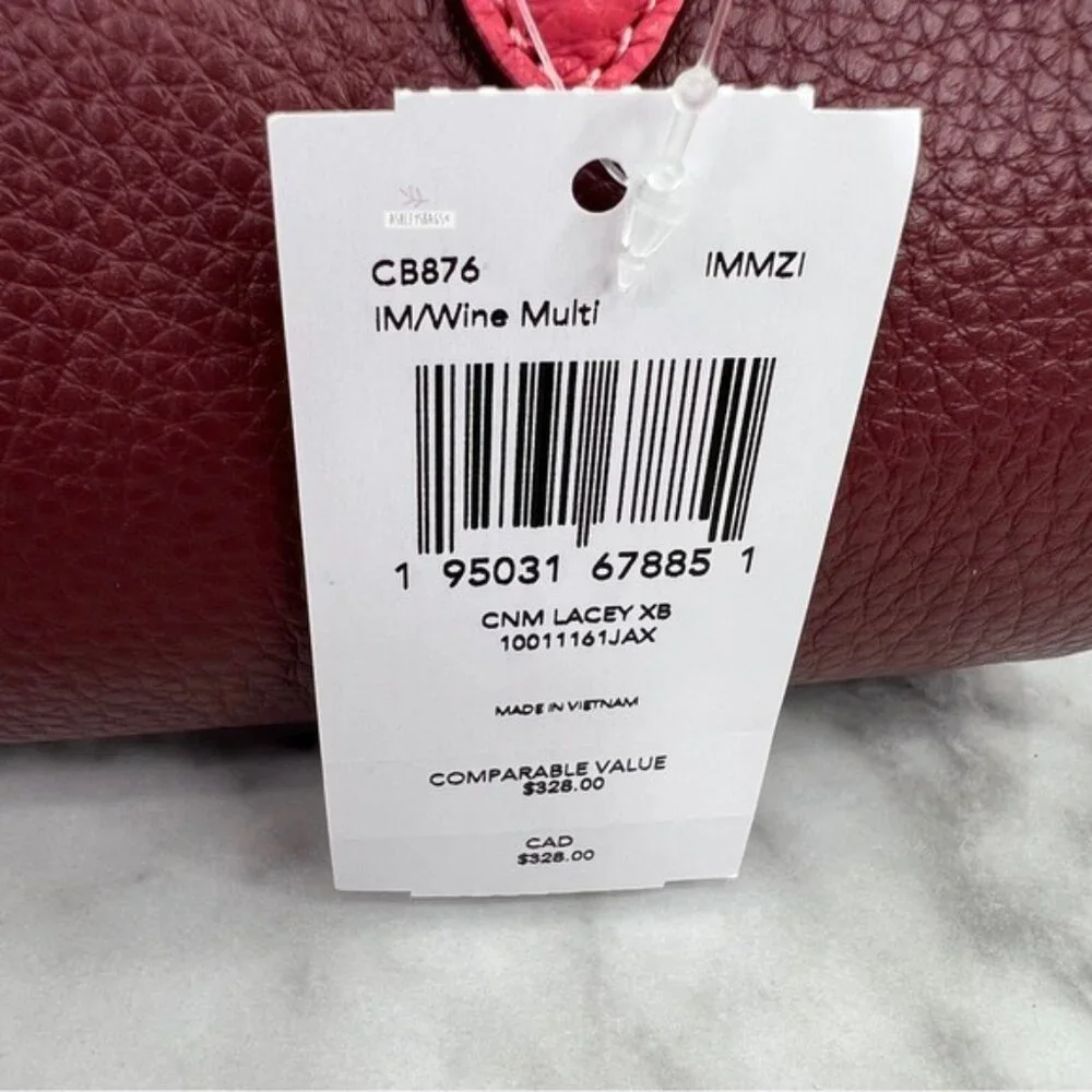 Coach Lacey Crossbody In Gold Wine Multi